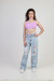 Calça Wide Leg Destroyed - comprar online