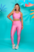 Legging Fit Bolso Cós Shine - comprar online