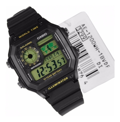 Reloj Casio Ae-1200wh-1bvcf Hombre Illuminator Envío Gratis - MADANÍ Joyas y Relojes