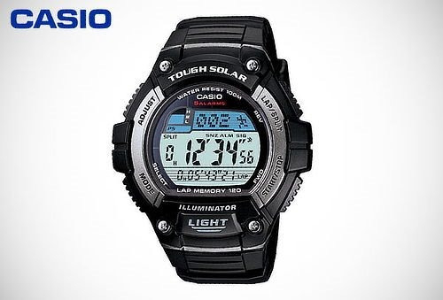 Reloj Casio W-s220-1avdf Solar Cronometro Laps. Envio Gratis