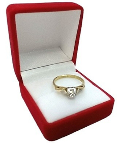 Anillo Cintillo Solitario Oro 18k Brillante A0125. Certif. - tienda online