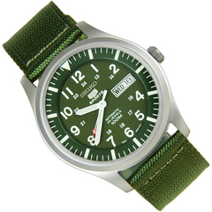 Reloj Seiko 5 Snzg09 K1 Military Automático Agente Oficial en internet