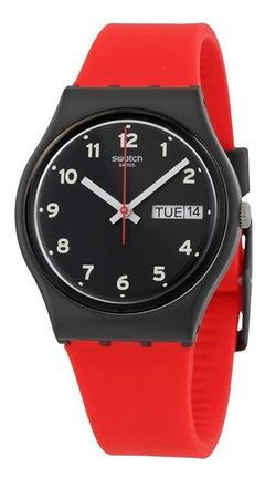 Reloj Swatch Red Grin Gb754 Mujer. Envio Gratis