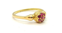 Anillo Oro 18k Frutilla Mod. A0129 Certificado Gtia - comprar online