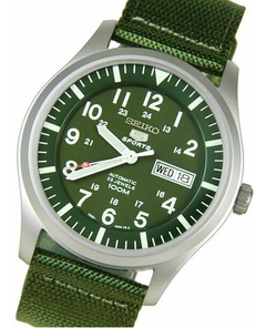 Reloj Seiko 5 Snzg09 K1 Military Automático Agente Oficial - comprar online