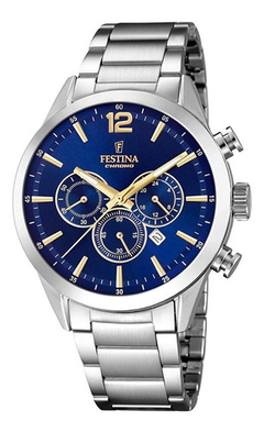 Reloj Festina F20343.2 Acero Hombre Agente Oficial en internet