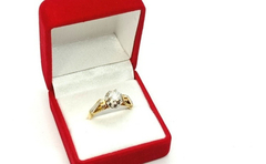 Anillo Cintillo Solitario Oro 18k Brillante A0129. Certif. - MADANÍ Joyas y Relojes