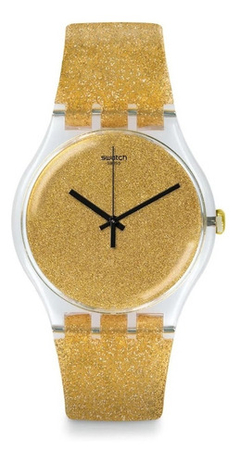 Reloj Swatch Nuit Doree Suok122 Mujer. Envio Gratis