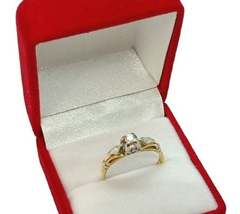 Anillo Cintillo Solitario Oro 18k Brillante A0125. Certif.