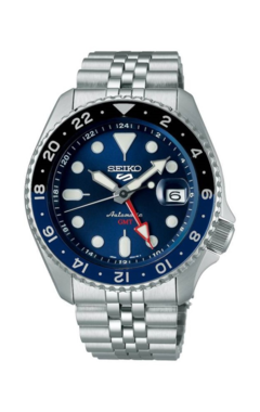 Reloj Seiko 5 Sports Ssk003 K1 Gmt Automático Agente Oficial