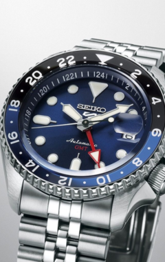 Reloj Seiko 5 Sports Ssk003 K1 Gmt Automático Agente Oficial en internet