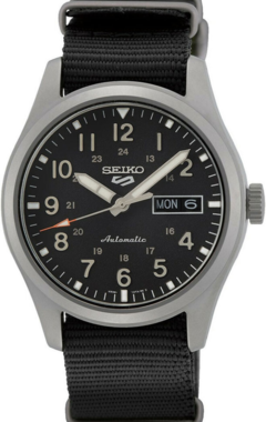 Reloj Seiko 5 Srpg37 K1 Military Automático Agente Oficial