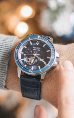 Imagen de Reloj Bulova Marine Star 96A291 Automático Agente Oficial