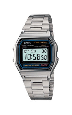 Reloj Casio Hombre A-158wa-1d Vintage . Agente Oficial.-