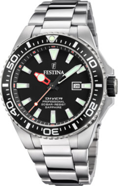 Reloj Festina F20663 3 Diver 200m Zafiro Hombre Agt. Oficial