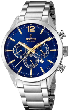 Reloj Festina F20343.2 Acero Hombre Agente Oficial