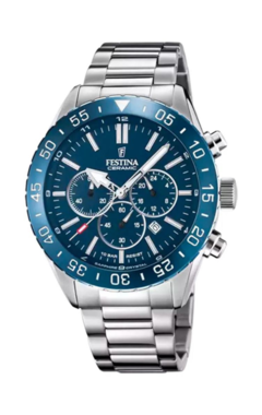 Reloj Festina F20575 2 Ceramic Chrono Hombre Agente Oficial