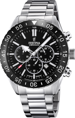 Reloj Festina F20575 3 Ceramic Chrono Hombre Agte Oficial