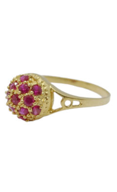 Anillo Oro 18k Frutilla Mod. A0133 Certificado Gtia - comprar online