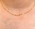 Choker Mini Coraçãozinhos Banhado a Ouro - comprar online