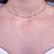 Choker Mini Coraçãozinhos Banhado a Ouro