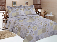 Cubrecama Verano Quilt Estamapado Twin Size 160x260 Haussman - tienda online