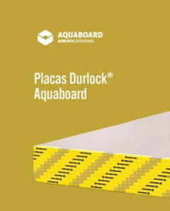 Placa Durlock Aquaboard Exterior 12.5mm - 1,2m x 2,4m