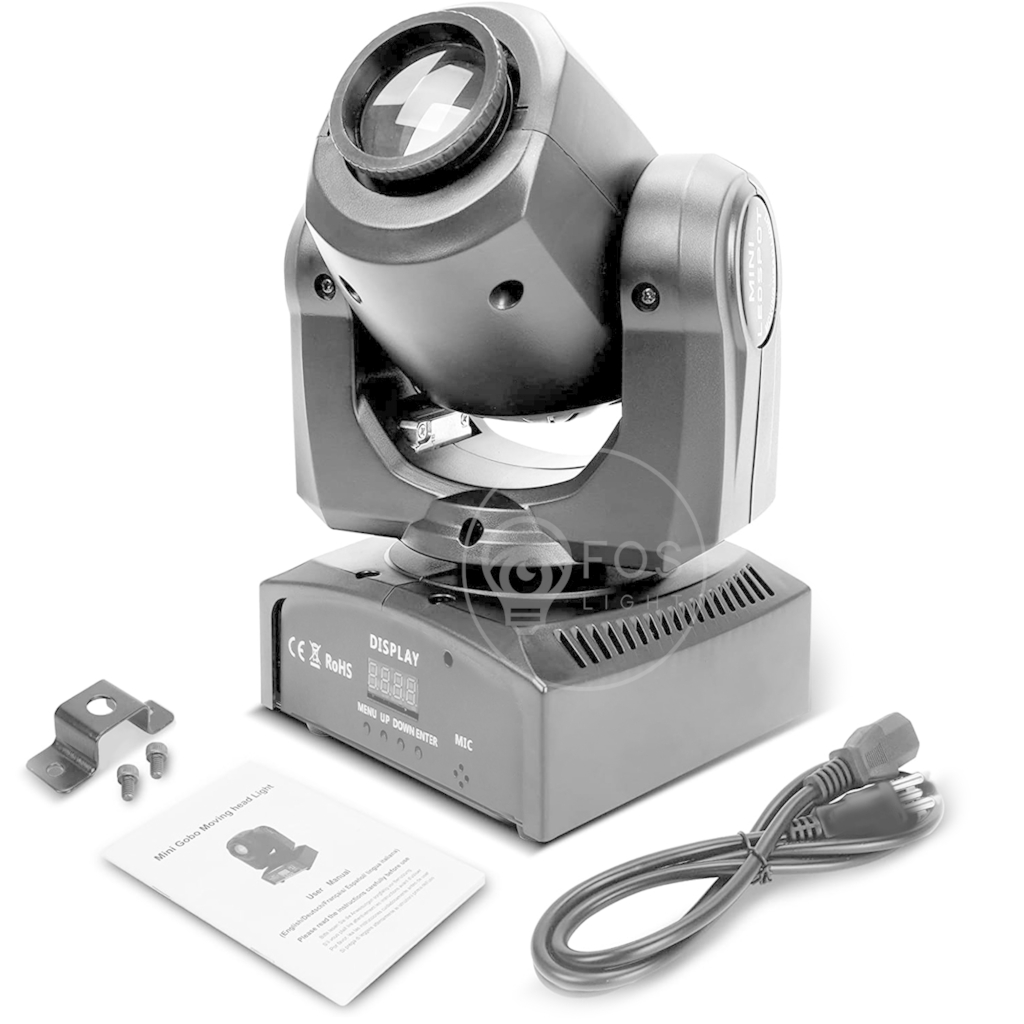 Mini Moving Head Spot 30W / ST-S602 - FOS Light