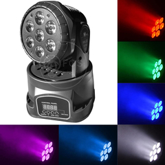 Mini Moving Head Wash 7 LEDS RGBW / ST-710 - FOS Light