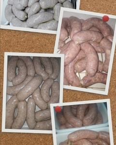 Chorizos de pollo caseros. Por 2 kg $4500