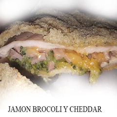 JAMON BROCOLI Y CHEDDAR