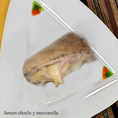 JAMON CHOCLO Y MOZZARELLA