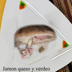 JAMON QUESO Y VERDEO