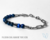 PULSEIRA DUAL OLHO DE TIGRE AZUL - comprar online