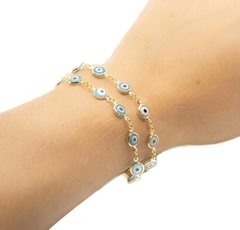 Pulseira light grego folheada - comprar online