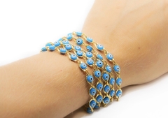 Pulseira folheada medium blue - comprar online