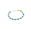 Pulseira folheada medium blue