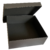 10 Cajas de cartón 30x30 cm forrado color negro con tapa - comprar en línea