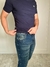 Calça Lacoste Jeans Masculina Slim Azul Escura na internet