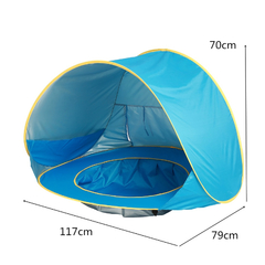 Barraca Infantil com Piscina (LACYIE) – Multifuncional, Portátil, Protetor Solar UV 50+, Sombrinha, À Prova D’Água, Lar, Viagens, Passeios... na internet