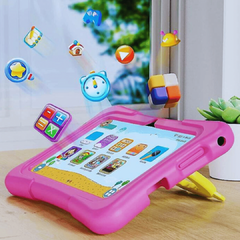 Tablet K7 Pro Kids (PRITOM) com Capa de Silicone Anti-Queda