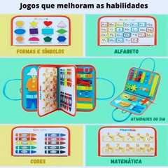 Maleta Educativa (Montessori) - Atividades Sensoriais para Crianças - comprar online