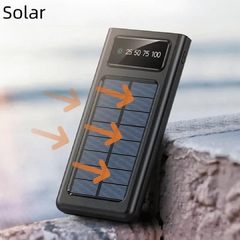 Power Bank Solar (SANDIAN) 200.000mah com Tela Digital na internet