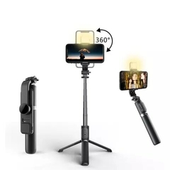 Tripé para Celular c/ Controle Remoto (RORETA) – Multifuncional, Youtuber, Pau-de-Selfie, Foto, Bluetooth, iPhone, IOS, Android... - loja online