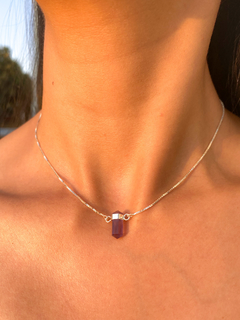 Choker Biponta Ametista - comprar online