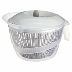 Centrífuga Secadora De Salada Manual Tamanho Grande 4 Litros Secadora de Verduras Centríguda Para Saladas e FolhasPrática E Fácil de Usar Plasútil - comprar online