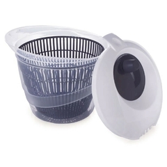 Secador de Salada Centrífuga Manual Tamanho Médio 2,80 Litros Centrifuga Secadora de Alface Verduras Saladas e Folhas Prática Fácil de Usar Plasútil - comprar online