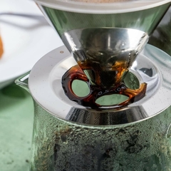 Filtro Para Café de Aço Inox Reutilizável Grande Com Base Coador de Café e Chá Número 103 Coador Cônico Prático Econômico Sem Uso de Papel Top Chef na internet