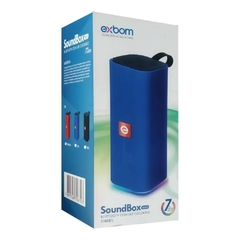 Caixa de Som Portátil Bluetooth 5.0 Sounbox Max Multimídia Rgb Led Colorido Super Bass 10W CS-M33BTL Exbom - comprar online