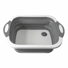 Tábua Retrátil de Silicone 3 em 1 Tábua de Corte Bacia Cesto Multifuncional Escorredor de Alimentos Dobrável Para Cozinha Prática Dolce Home - comprar online